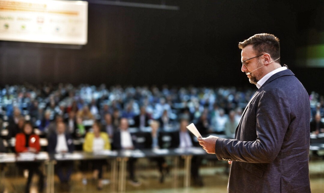 Moderator Guido Krisam, Chefredakteur von BWagrar.